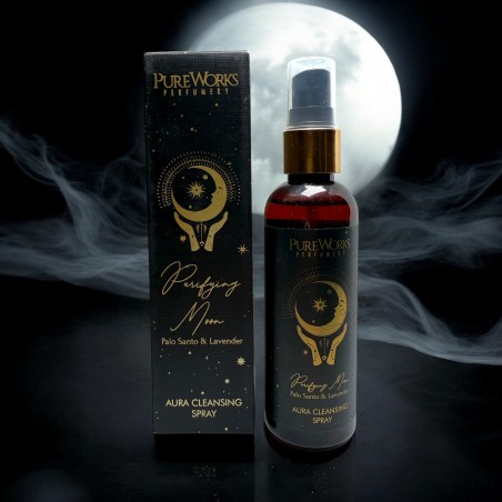 PureWorks Purifying Moon Palo Santo e Lavender Esoteric Air Freshener Spray PureWorks Purifying Moon Aura Cleansing Spray 100ml.