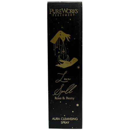 PureWorks Love Spell Spray Odorizant Esoteric Spray de Curățare Aura Roz și Bujor 100ml.