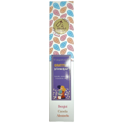 Gratitude Organic Incense Blissful Blends Vijayshree Benzoin, Cinnamon and Musk - 25gr Box.