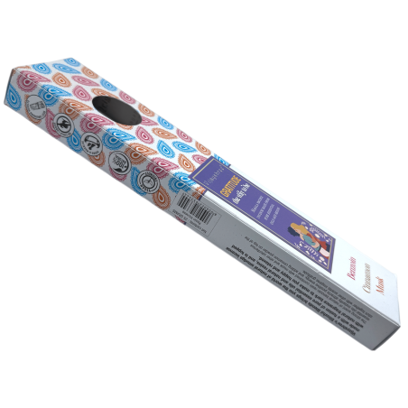 Gratitude Organic Incense Blissful Blends Vijayshree Benzoin, Cinnamon and Musk - 25gr Box.