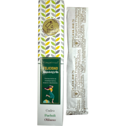 Inciens orgànic Felicitat Blissful Blends Vijayshree Cedro, Pachulí i Olíban - Cajita de 25gr.
