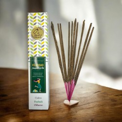 Happiness Blissful Blends Vijayshree Cèdre, Patchouli et Encens Encens Bio - Boîte de 25gr.