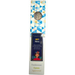 Organic Anti Stress Incense Blissful Blends Vijayshree Incense, Opium and Agar Wood - 25gr box.