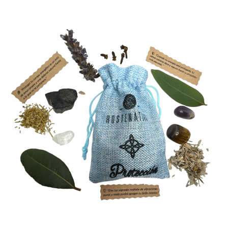 Magic Bag HOSTENATURA Protection - Natural Energy Defense Amulet - Includes Ritual