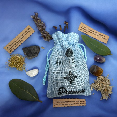 Saquito Mágico Protección HOSTENATURA - Amuleto Natural de Defensa Energética - Incluye Ritual