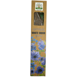 Tămâie naturală Mosc alb Namaste India Natural Masala - 1 pachet de tămâie organică 30gr.