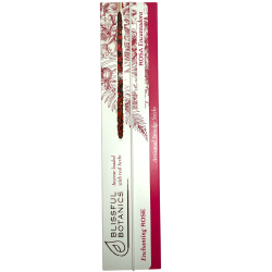Incienso Orgánico Rosa Blissful Botanics TULASI Artesano Natural - Rosa Encantadora - 8 barritas incienso orgánicas