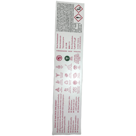 البخور العضوي Blissful Botanics Rose TULASI Natural Artisan - Lovely Rose - 8 أعواد بخور عضوية