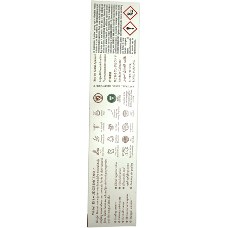 Bio Sandelholz Weihrauch Blissful Botanics TULASI Natural Artisan - Beruhigendes Sandelholz - 8 Bio Räucherstäbchen