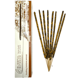 Ekologisk sandelträ Rökelse Blissful Botanics TULASI Natural Artisan - Lugnande Sandelträ - 8 ekologiska rökelsepinnar
