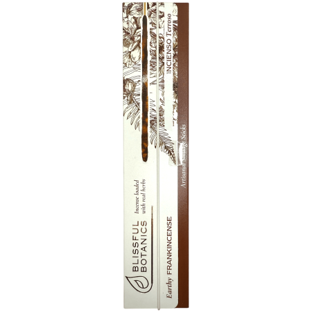 Encens Encens Bio Blissful Botanics TULASI Natural Artisan - Encens Terreux - 8 bâtonnets d’encens bio