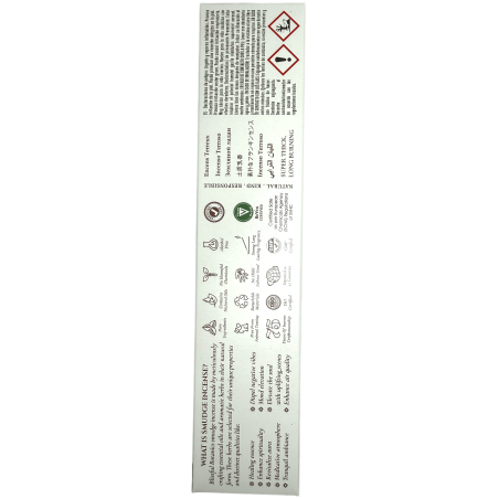 Organic Frankincense Incense Blissful Botanics TULASI Natural Artisan - Earthy Incense - 8 organic incense sticks