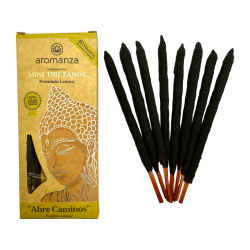 ミニチベットのお香レモンアロマンツァアルゼンチン - 8本の線香40分の持続時間 - オープンパス