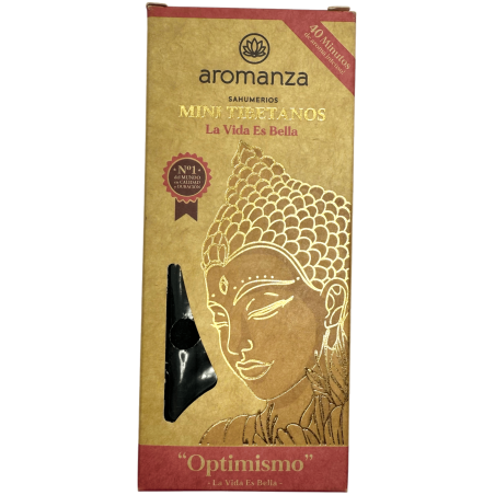 Mini Tibetan Incense Life is Beautiful Aromanza Argentina - 8 incense sticks 40min duration - Optimism