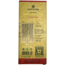 Mini Tibetan Incense Life is Beautiful Aromanza Argentina - 8 incense sticks 40min duration - Optimism