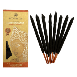 Mini Tibetan Räucherstäbchen Orange Pfeffer Aromanza Argentinien - 8 Räucherstäbchen 40min Dauer - Attraktion