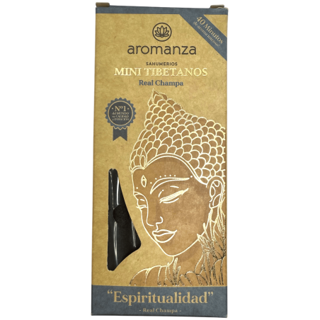 Mini Kadzidło Tybetańskie Real Champa Aromanza Argentyna - 8 kadzidełek czas trwania 40 min - Duchowość