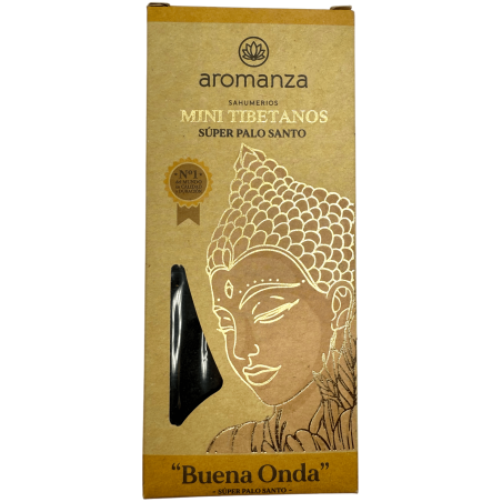 Incienso Mini Tibetanos Súper Palo Santo Aromanza Argentina - 8 sahumeris 40min - Bona Onda
