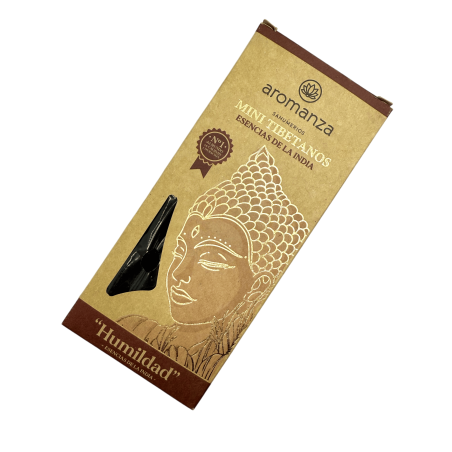 Mini Tibetische Räucher-Essenzen Indiens Aromanza Argentinien - 8 Räucherstäbchen 40min Dauer - Demut