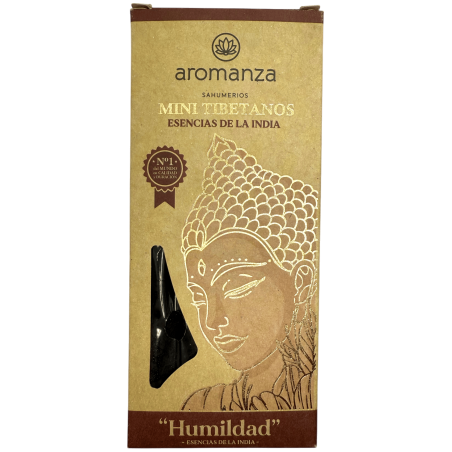 Mini Tibetische Räucher-Essenzen Indiens Aromanza Argentinien - 8 Räucherstäbchen 40min Dauer - Demut