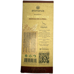 Mini Essences d’Encens Tibétain d’Inde Aromanza Argentina - 8 bâtonnets d’encens durée 40min - Humilité