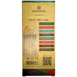 Incienso Mini Tibetanos Mix de Fragàncies Aromanza Argentina - 8 sahumeris 40min durada - 8 Fragàncies