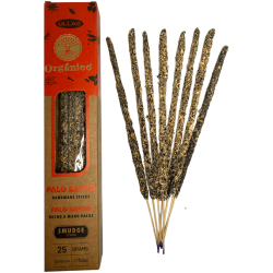 Incenso Palo Santo - ULLAS - Feito à mão - 25g - Fabricado na Índia - 100% Natural - Incenso Orgânico ULLAS