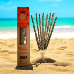 Palo Santo Räucherstäbchen – ULLAS – handgefertigt – 25 g – hergestellt in Indien – 100 % natürlich – ULLAS Bio-Räucherstäbchen