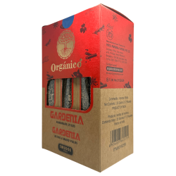 Coffret Encens Gardenia Bio ULLAS - 12 boîtes de 25gr.