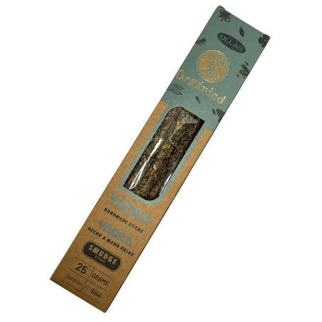 Encens Ulles de Yagra - Fet a mà - 25gr - Fet a Índia - 100% Natural - ULLAS Encens Orgànic