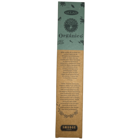 Ullas de Yagra Weihrauch – Handgemacht – 25 g – Hergestellt in Indien – 100 % natürlich – ULLAS Bio-Räucherstäbchen