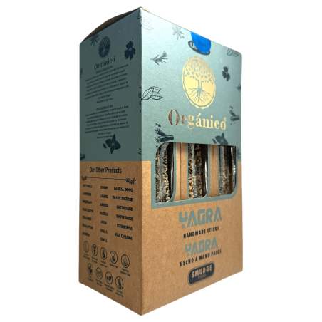 Yagra Bio-Räucherstäbchenbox ULLAS – 12 Boxen mit 25 g.