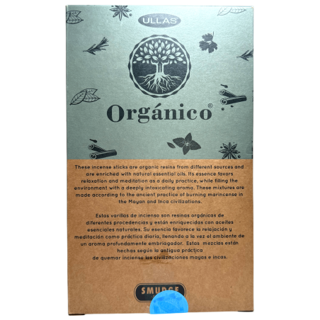 Coffret Encens Bio Yagra ULLAS - 12 boîtes de 25gr.