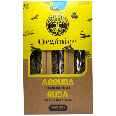 Caixa Encens Orgànic Ruda ULLAS - 12 capsetes de 25gr.