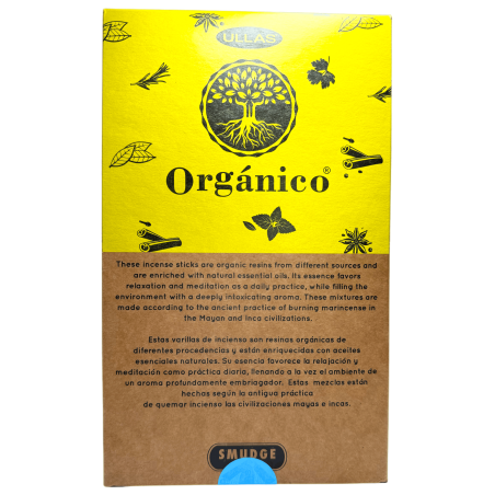 Caixa de Incenso de Arruda Orgânica ULLAS - 12 caixas de 25g.