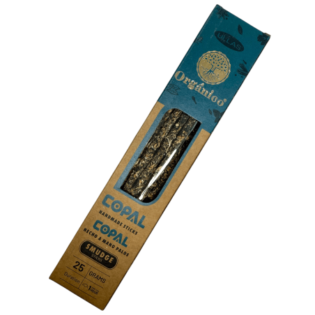 Ullas de Copal Räucherstäbchen - Handgemacht - 25gr - Made in India - 100% natürlich - ULLAS Bio Räucherstäbchen