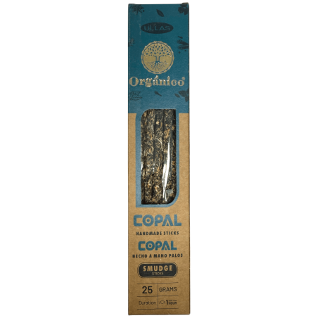 Ullas de Copal Räucherstäbchen - Handgemacht - 25gr - Made in India - 100% natürlich - ULLAS Bio Räucherstäbchen