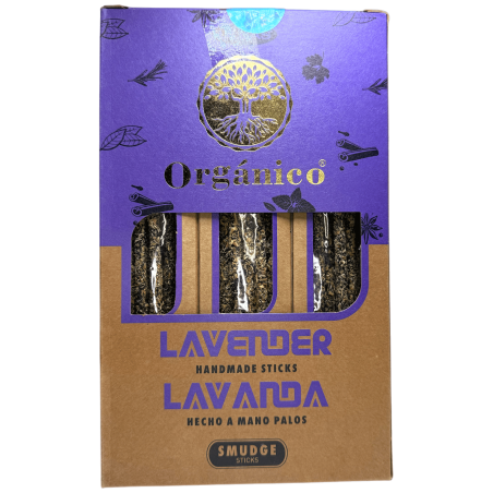 ULLAS Bio-Lavendel-Räucherstäbchen-Box – 12 Boxen mit 25 g.