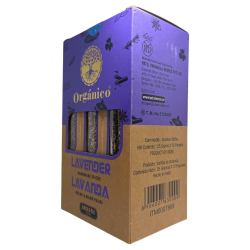 ULLAS Bio-Lavendel-Räucherstäbchen-Box – 12 Boxen mit 25 g.