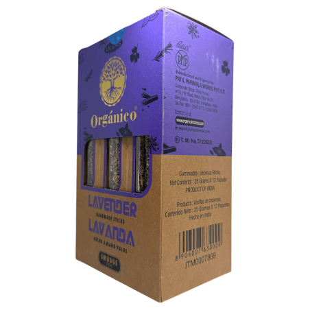Caixa Encens Orgànic Lavanda ULLAS - 12 capsetes de 25gr.