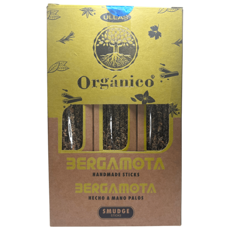 Coffret Encens Bergamote Bio ULLAS - 12 boîtes de 25gr.