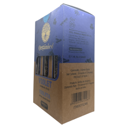 ULLAS Organic Violet Incense Box - 12 boxes of 25gr.