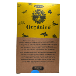 Caja Incienso Orgánico Vainilla ULLAS - 12 cajitas de 25gr.