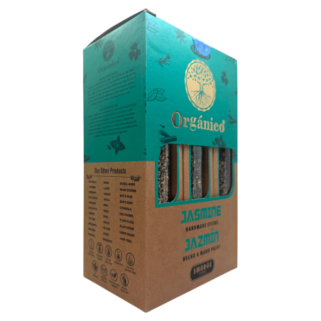 Coffret Encens Jasmin Bio ULLAS - 12 boîtes de 25gr.