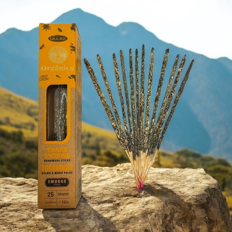Incenso de Olíbano - ULLAS - Feito à mão - 25g - Fabricado na Índia - 100% Natural - Incenso Orgânico ULLAS