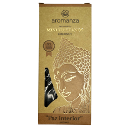 Mini Tibetan Incense Coconut Aromanza Argentina - 8 incense sticks 40 min duration - Inner Peace