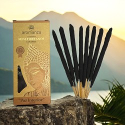 Encens Mini Tibetans Coco Aromanza Argentina - 8 sahumerios 40min durada - Pau Interior