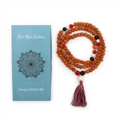 Collar Bali Mala Cree y Crece - 108 Rudraksha