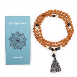 Bali Mala självförtroendehalsband - 108 Rudraksha