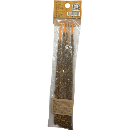 Good Vibes Palo Santo Incense with Orange Pepper Aromanza Incense - Attraction - Bag Format 5 thick sticks
